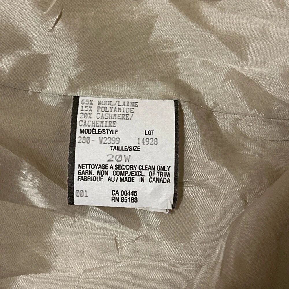 TONI PLUS COLLECTION BLAZER OPEN FRONT JACKET WITH A HIGH COLLAR - Picture 3 of 6